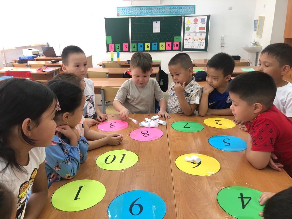 "БАЛАУСА" ЖАЗҒЫ ЛАГЕРІНДЕ 1 СЫНЫП БҮЛДІРШІНДЕРІ