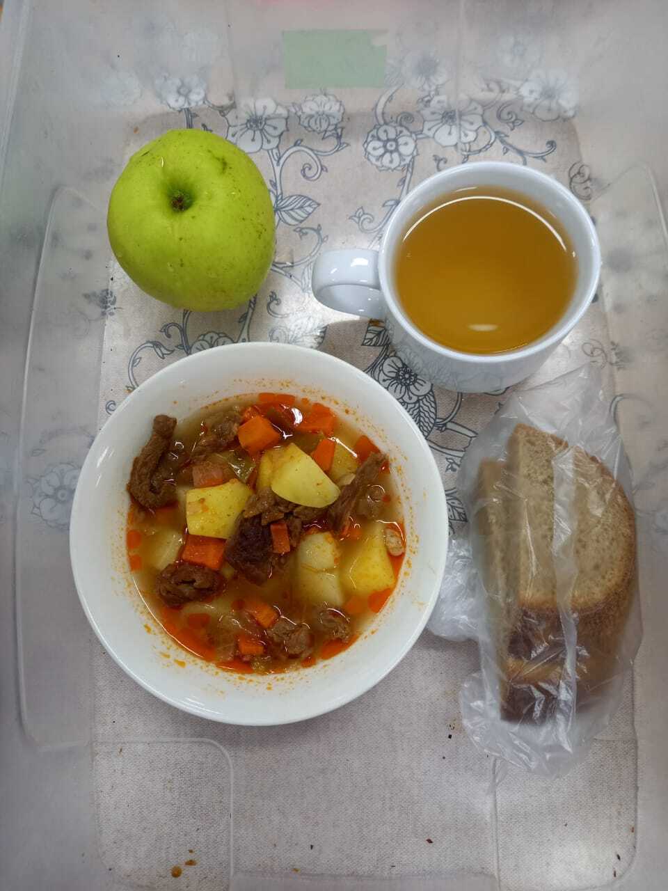 1 күндік ас мәзірі IV апта 3 күн